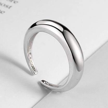 Plain Band Gold Plated Sterling Silver Stacking Ring
